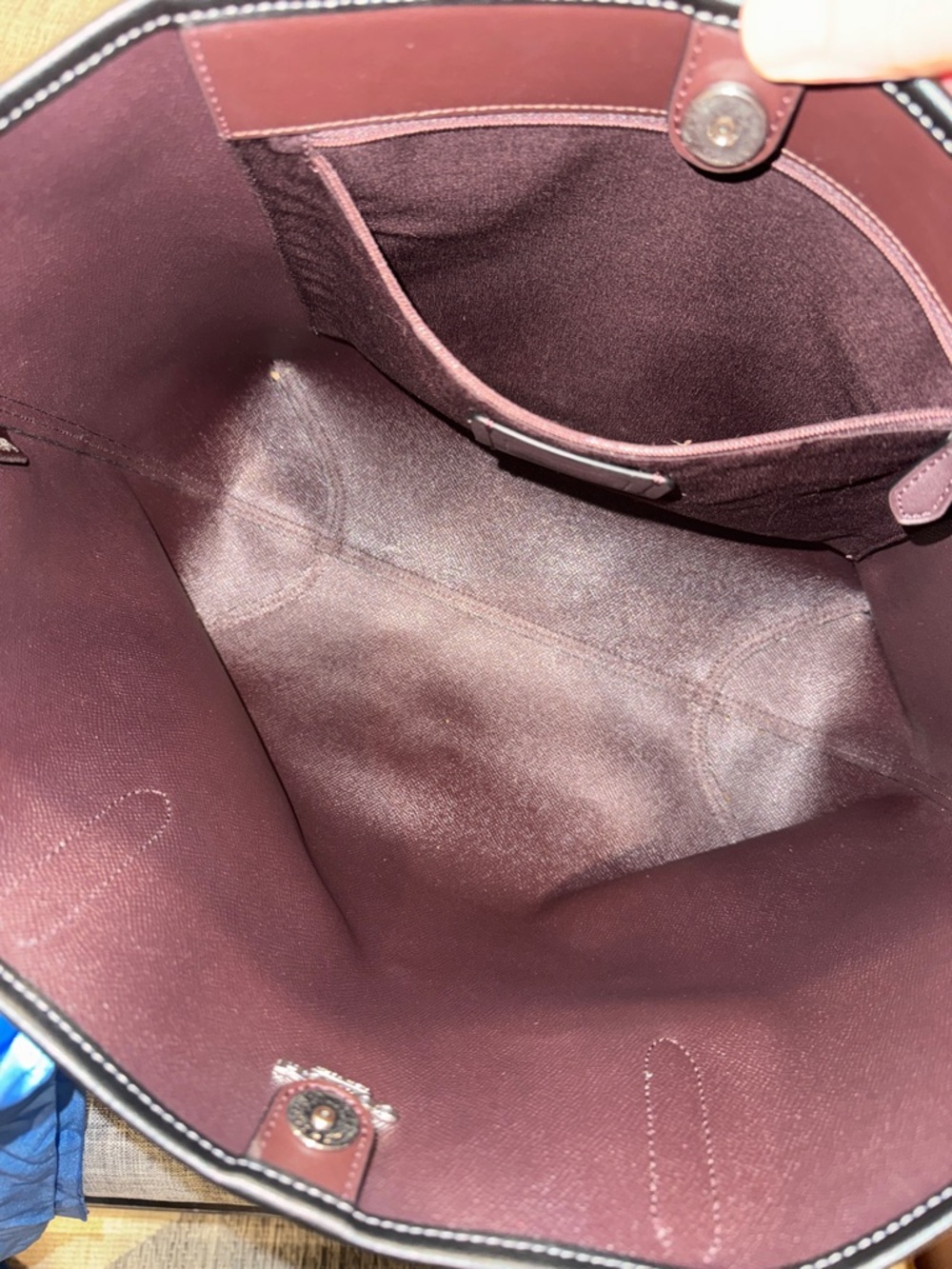 Coach Bag City Tote in Signature Brown with Floral Print - Picture 13 of 17